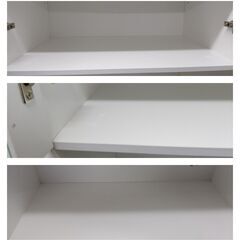 ☆ニトリ スリムレンジボード キッチン棚 N RE1860 WH 収納 棚の画像