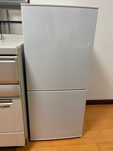 冷蔵庫2021年製 コレクション SHARP SJ-D156-W ホワイト冷蔵庫 2021年