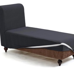 グレー ソファーカバー2点の画像