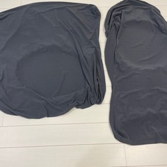 グレー ソファーカバー2点の画像