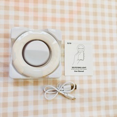 新品！自撮りライト LEDリングライト 3段階調光小型 クリップ式　クリップ式 リングライト, 40LEDの画像