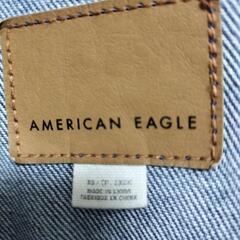 アメリカンイーグルGジャンとH＆Mオーバーオールセットの画像