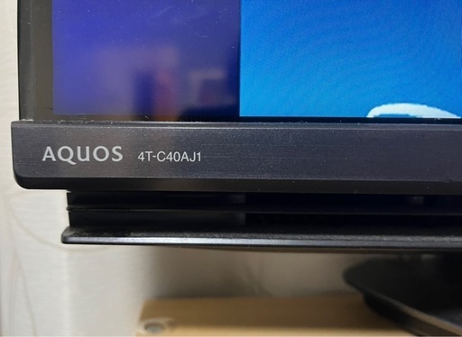 【テレビ】※値下げしましたAQUOS 4T-C40AJ1 (チャンネル付)