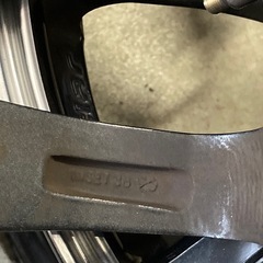 ブラポリ系 16インチアルミホイール 16×6.5J 5H 114.3PCD+38 4本 エスティマクラウンアルファードなどにの画像