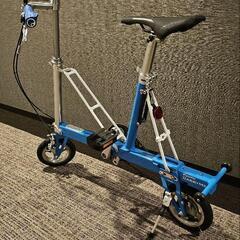 CARRYME 折りたたみ自転車 - 青