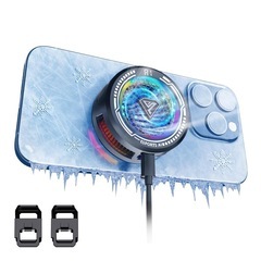 【新品未使用】✨AI知能搭載✨スマホ 冷却ファン 磁気式/クリッ...