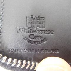 White House COX ホワイトハウスコックス ジップウォレット S1957-6GL ブラックの画像
