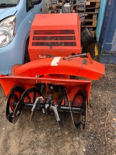 フジイ除雪機　ＦＳＲ７５０Ｒ　部品取り　ドタキャンの為再募集