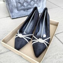 【未使用新品】パンプス　ブラックの画像