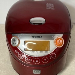 TOSHIBA 東芝 炊飯器 RC-6XE レッドの画像
