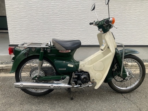 ホンダ・スーパーカブ50・AA01・エンジンキック始動 (りょう) 井
