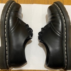 3061 ドクターマーチン 白ステッチ 1461 UK4 23ー23.5cmの画像