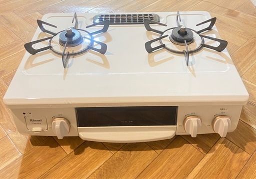 リンナイ ガスコンロ ET34NJH4-W2 2019年製 都市ガス リンナイ