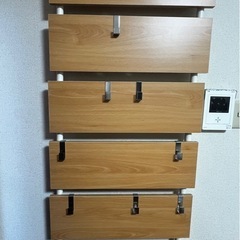 未使用品】ニトリ システムデスク ザッキー110(ダークブラウン