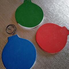 🎄木製クリスマスオーナメント3個の画像