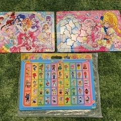 プリキュア　アンパンマン　パズル　３セット