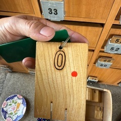 昭和木製ロッカーの画像
