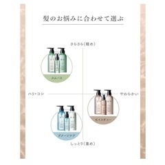 【新品・未使用】Q+ クオリタス［ 保水ケア ］シャンプー トリートメント セット 美容室専売品 アミノ酸シャンプー ノンシリコン 400ml/400gの画像