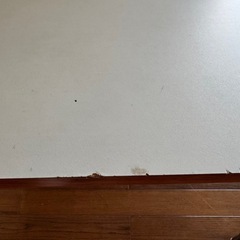 ワークデスク　ホワイト×ウッドの画像
