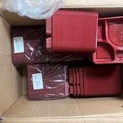 弁当容器 M-50 黒 本体のみ188×160×30mm 約700枚エフピコチューパの画像