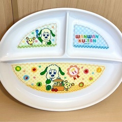 スケーター (skater)  わんわん 
食洗機対応  ランチプレート  皿  いないいないばあっ!  日本製 の画像