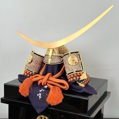 兜飾り　鈴甲子雄山作　伊達政宗公兜　五月人形　の画像