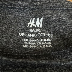【美品】H&M オーガニックコットン Tシャツ 2枚セットの画像