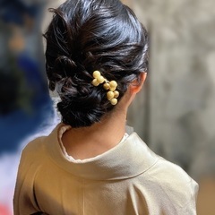着付けとヘアの両方とも学べる教室の画像