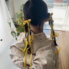 着付けとヘアの両方とも学べる教室の画像