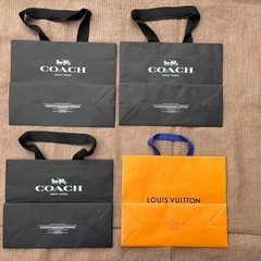 大きめサイズのブランドショッパー（買い物袋）の画像