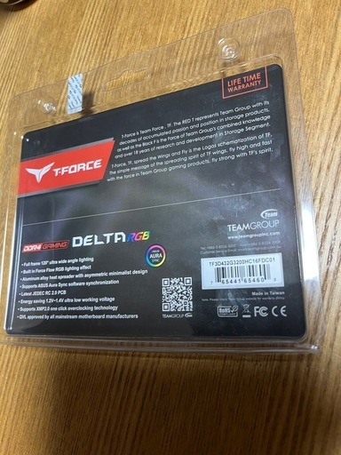 T-FORCE DELTA T-FORCE DELTA RGB DDR4 16GB (8GB x 2