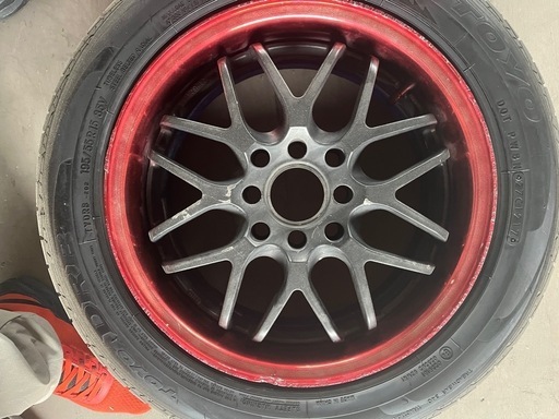 クリムゾンレーシングスバルコ　15インチ　100 114.3 4穴マルチ　6.5j　　+45