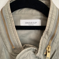 OPAQUE.CLIP オペークドットクリップ　カーキ　ミリタリー風ジャケットの画像