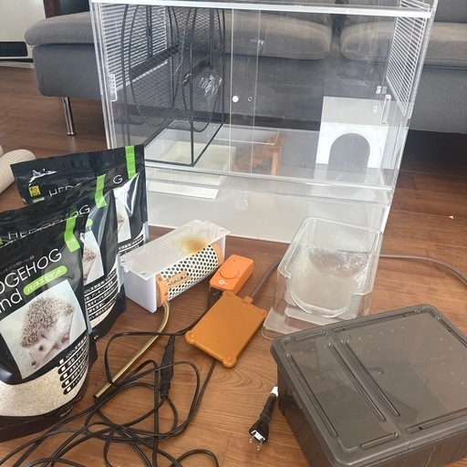 アクリル屋さんのハリネズミケージフルセット (tamako) 汐入の アクリル屋さんのハリネズミケージフルセット (tamako) 汐入の