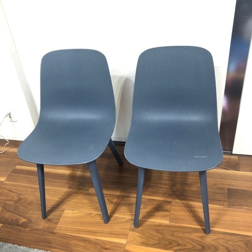 Amazon｜IKEA ODGER チェア ブルー｜ダイニングチェア