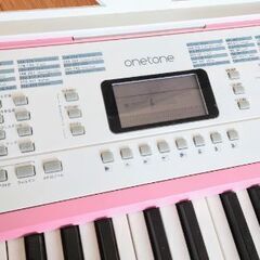 ピアノ 電子鍵盤キーボード onetone ピンクの画像