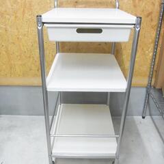 スチール製　キッチンワゴン　棚　飾り棚　店舗什器等にの画像