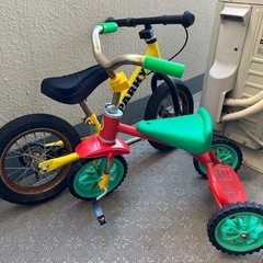 三輪車+スパーキー（ストライダー）