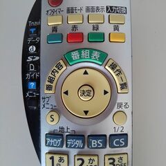 パナソニック テレビリモコン EUR760-Z10 643E　前面下カバ－無しの画像