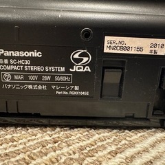 CDプレイヤー　iPodプレイヤー　パナソニックの画像