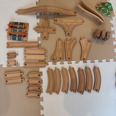 木製汽車レールセット
の画像