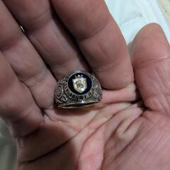 Paul Smith カレッジリング 20号 シルバーの画像