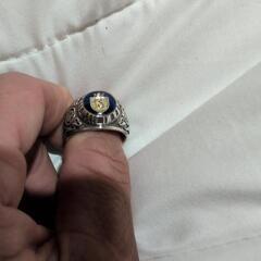 Paul Smith カレッジリング 20号 シルバーの画像