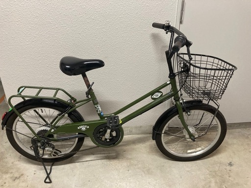 アサヒサイクル ブライトデイ206 マットグリーン FBM206