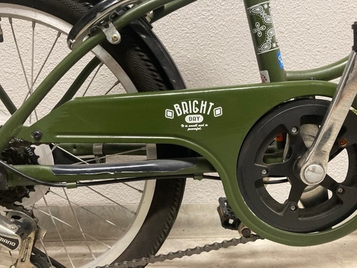アサヒサイクル ブライトデイ206 マットグリーン FBM206