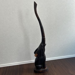 アジアン　トイレットペーパーホルダー　オブジェ　象の画像