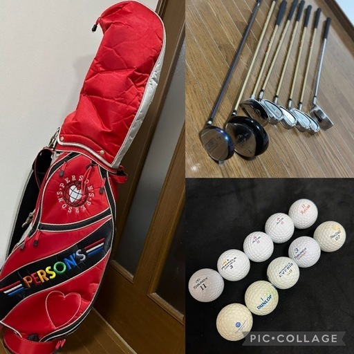 レディースゴルフセット PERSON’S パーソンズ PERSONSパーソンズ レディース ゴルフクラブセット 8本 右利き +