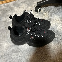 【交渉中】FILA厚底スニーカーBLACK27の画像