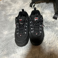 【交渉中】FILA厚底スニーカーBLACK27の画像