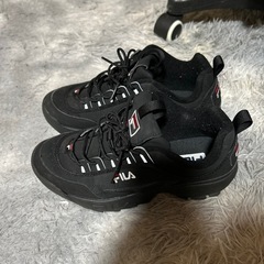 【交渉中】FILA厚底スニーカーBLACK27の画像